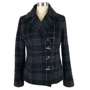 Ibex District Plaid Toggle Jacket